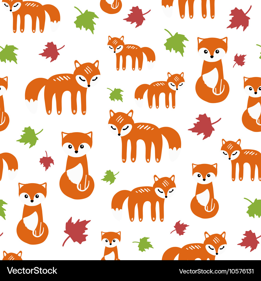 Hand drawn seamless pattern Vector Image