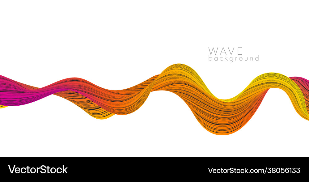 Abstract background with color vector image