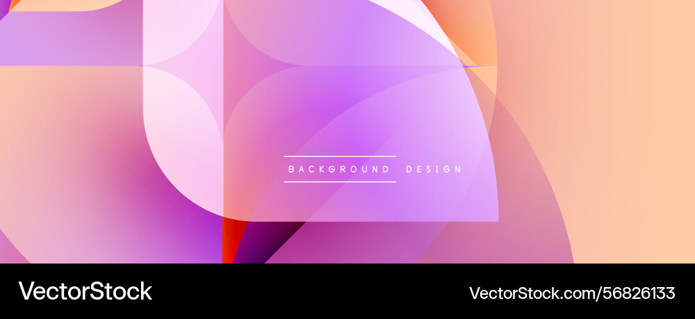 Abstract gradient shapes overlap creating soft Abstract gradient shapes overlap creating soft vector image