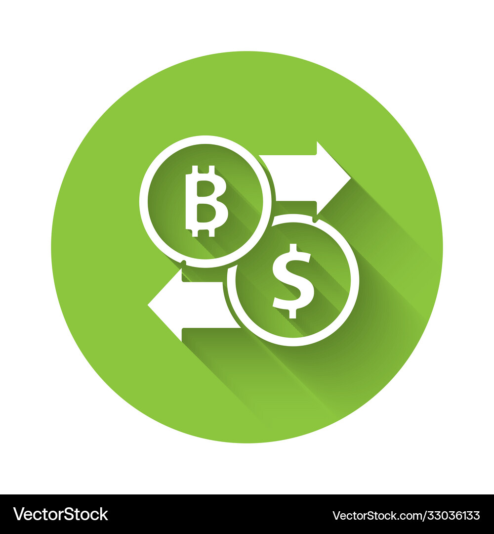 Cryptocurrency Exchange Icon – Royalty-Free Vector | VectorStock