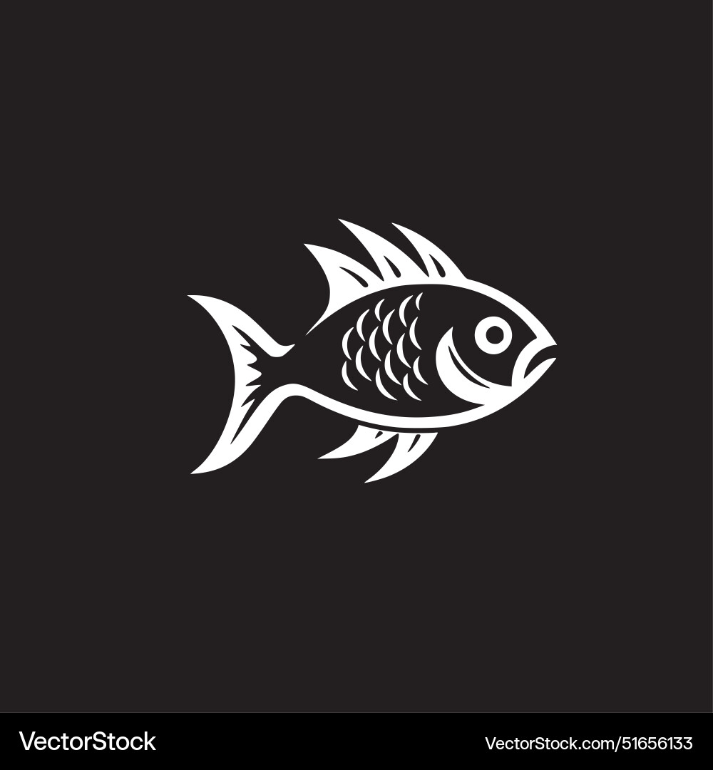 Fisch - minimalistische und einfache Silhouette Fisch - minimalistische und einfache Silhouette vektorbild