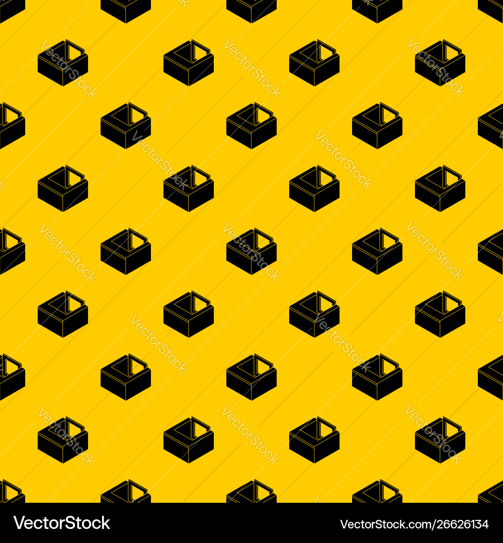 Basement window frame pattern Basement window frame pattern vector image
