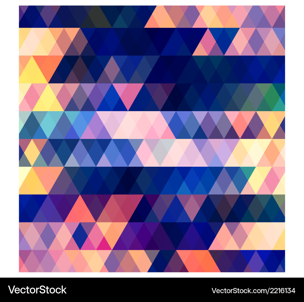 Geometric Triangle Pattern Vector Image