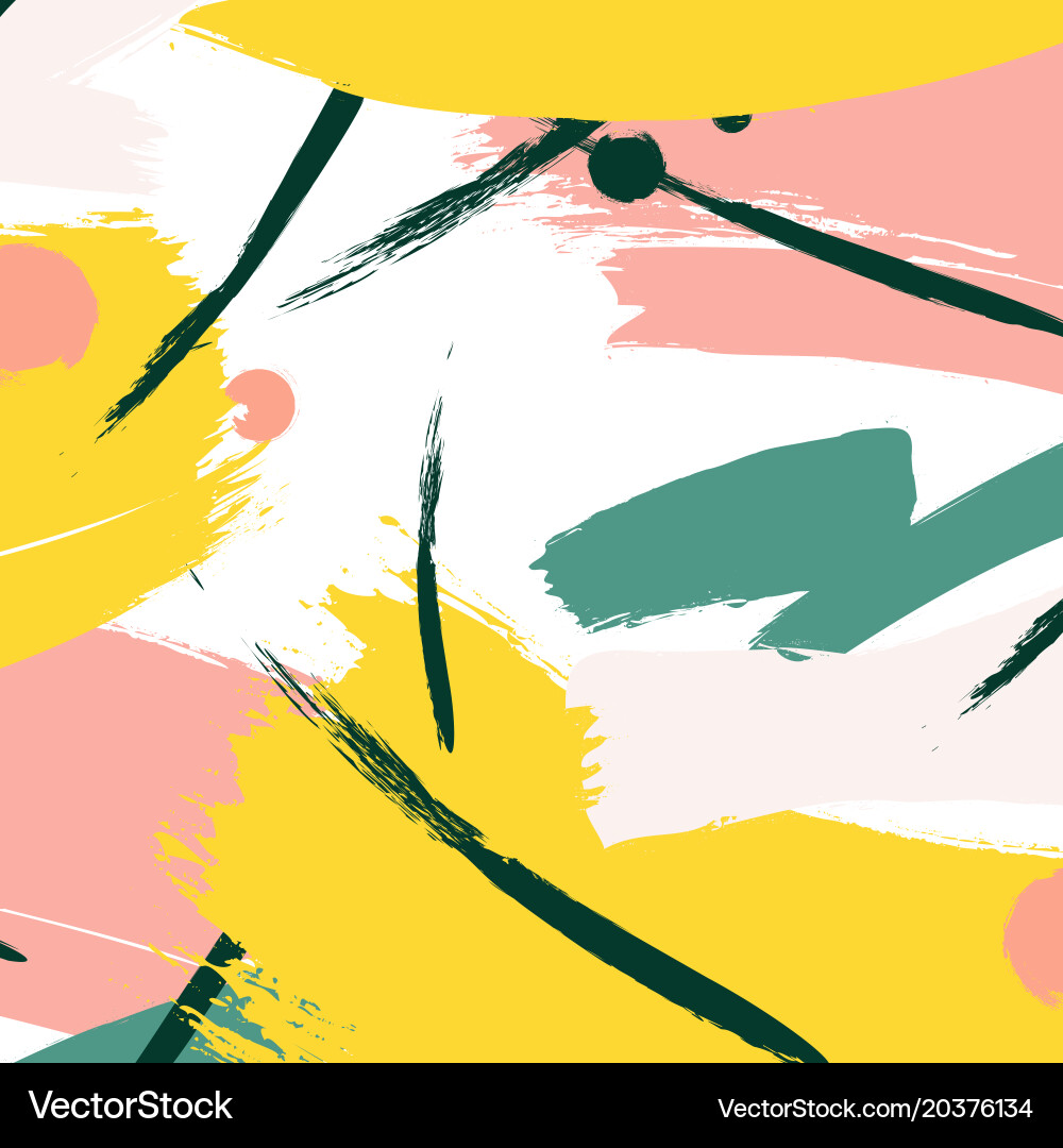 Grunge Pattern Background - Retro Style Vector Image