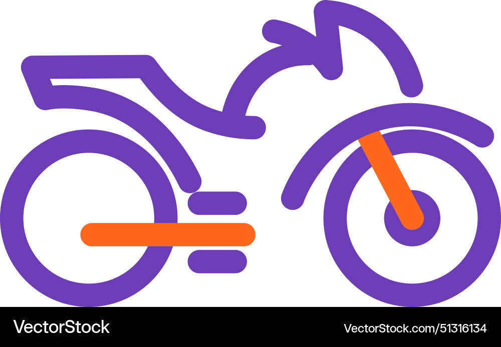 Modern motorcycle Royalty Free Vector Image - VectorStock