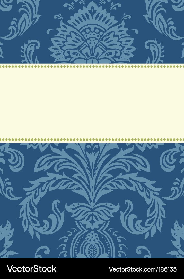 Pattern and frame vector image