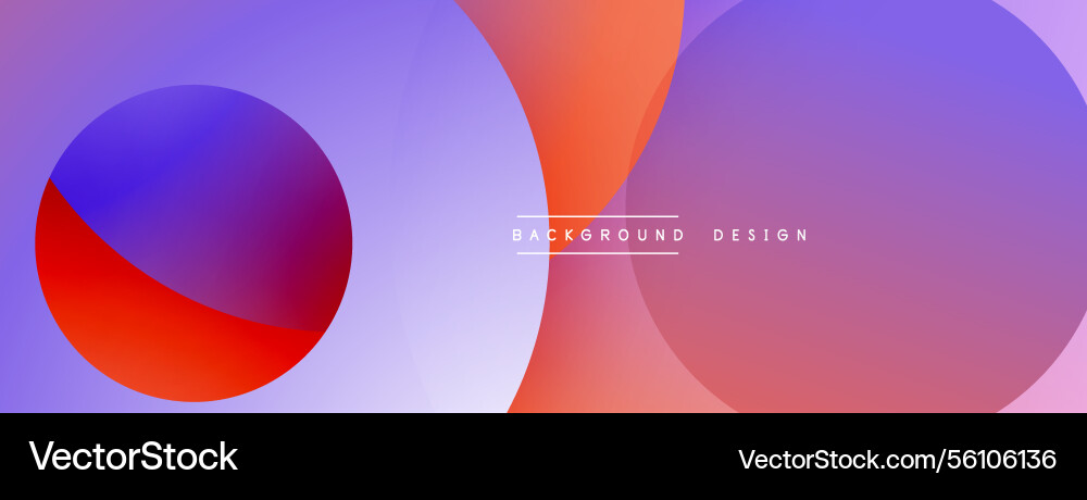 Abstract composition with layered circular Abstract composition with layered circular Vector Image