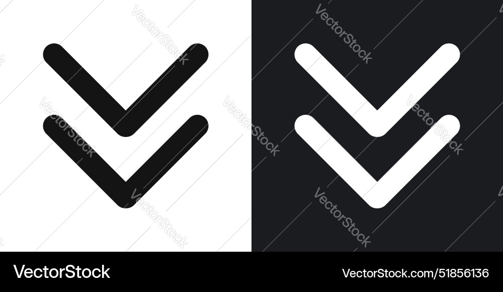 Dropdown Icon Set - List Selection vector image