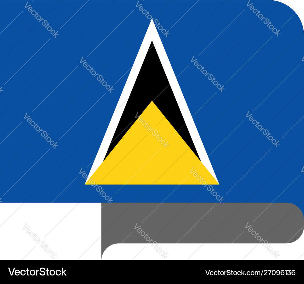Flag horizontal shape pointer for world map Flag horizontal shape pointer for world map vector image