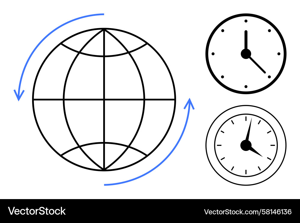 Global Time Synchronization Vector Image
