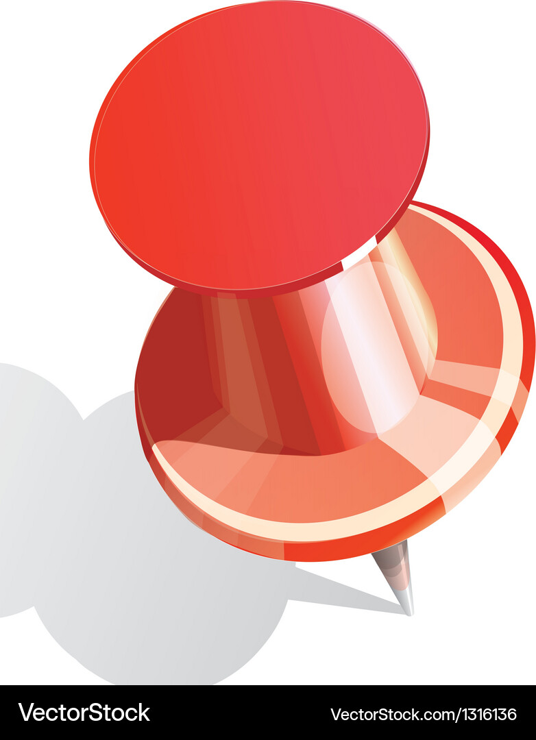 Pointer with flag icon Vector Image