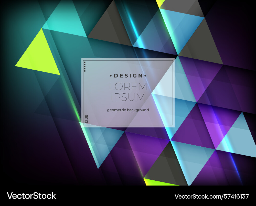 Flat minimal geometric background dynamic shapes Vector Image