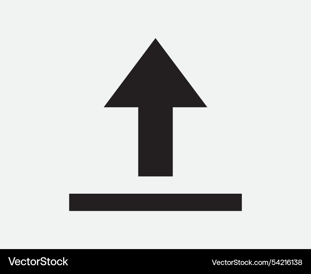 Upload icon load loading data connect point arrow Upload icon load loading data connect point arrow vector image