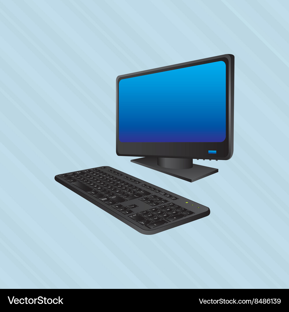 Computer technology design Vector Image
