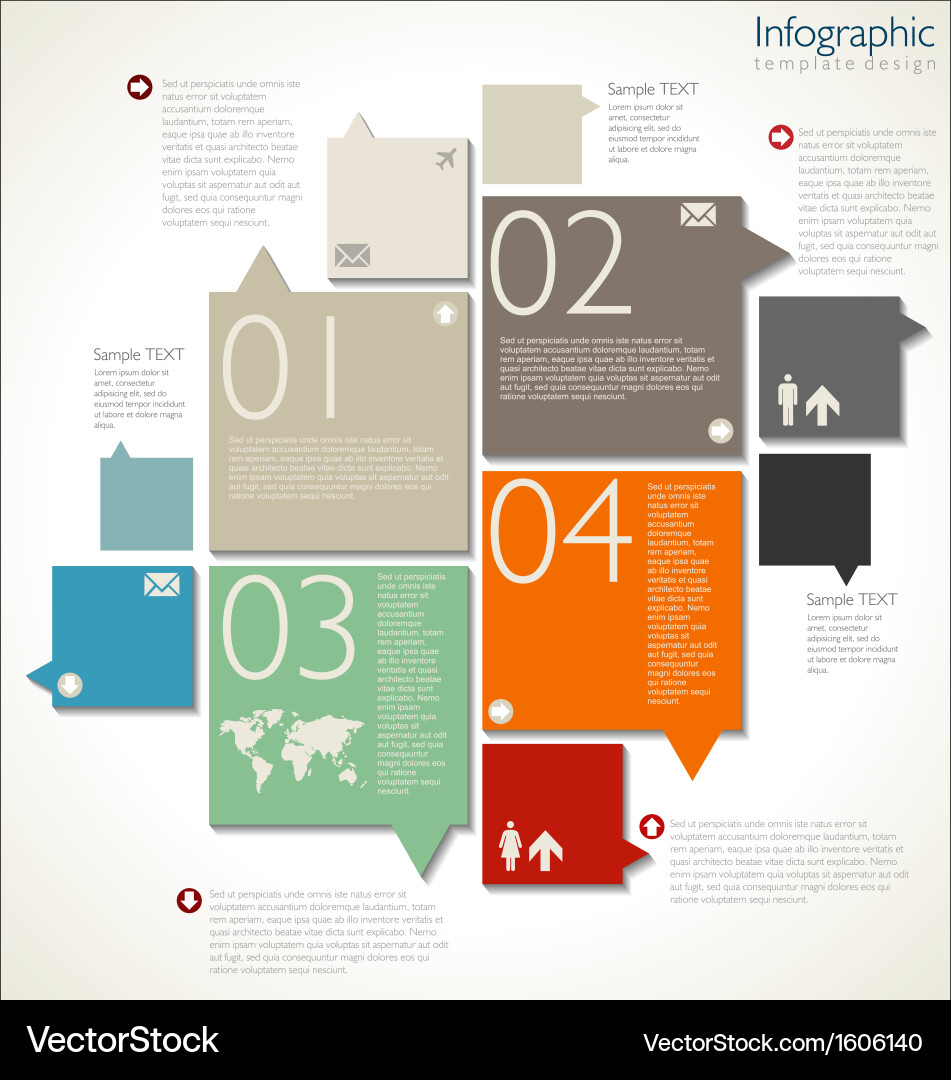 Modern Layout Elements vector image