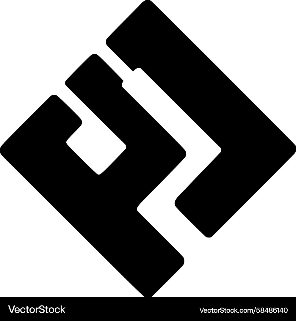 Sharp Angular Shape Vector Image