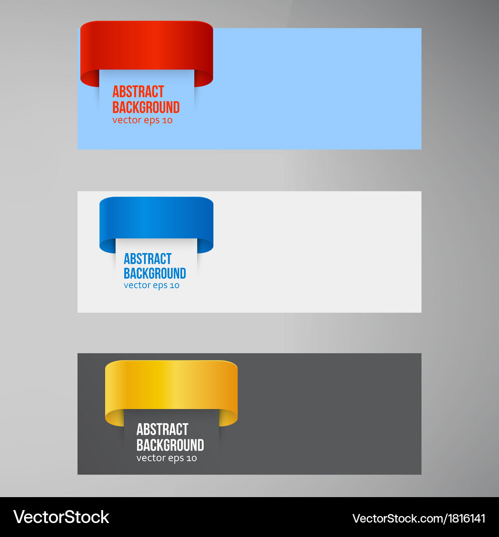 Abstract background label color Vector Image