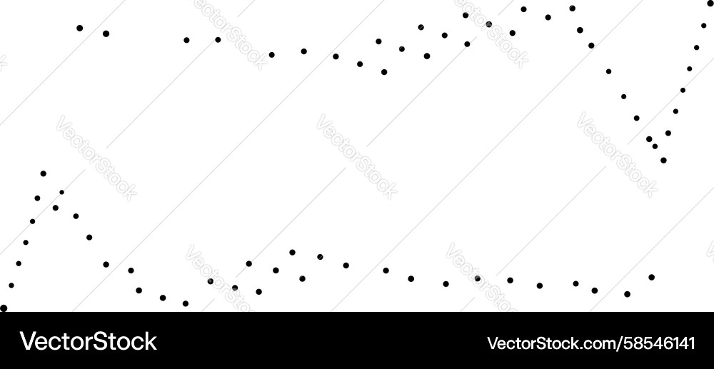 Connected Dotted Lines Pattern Vector Image