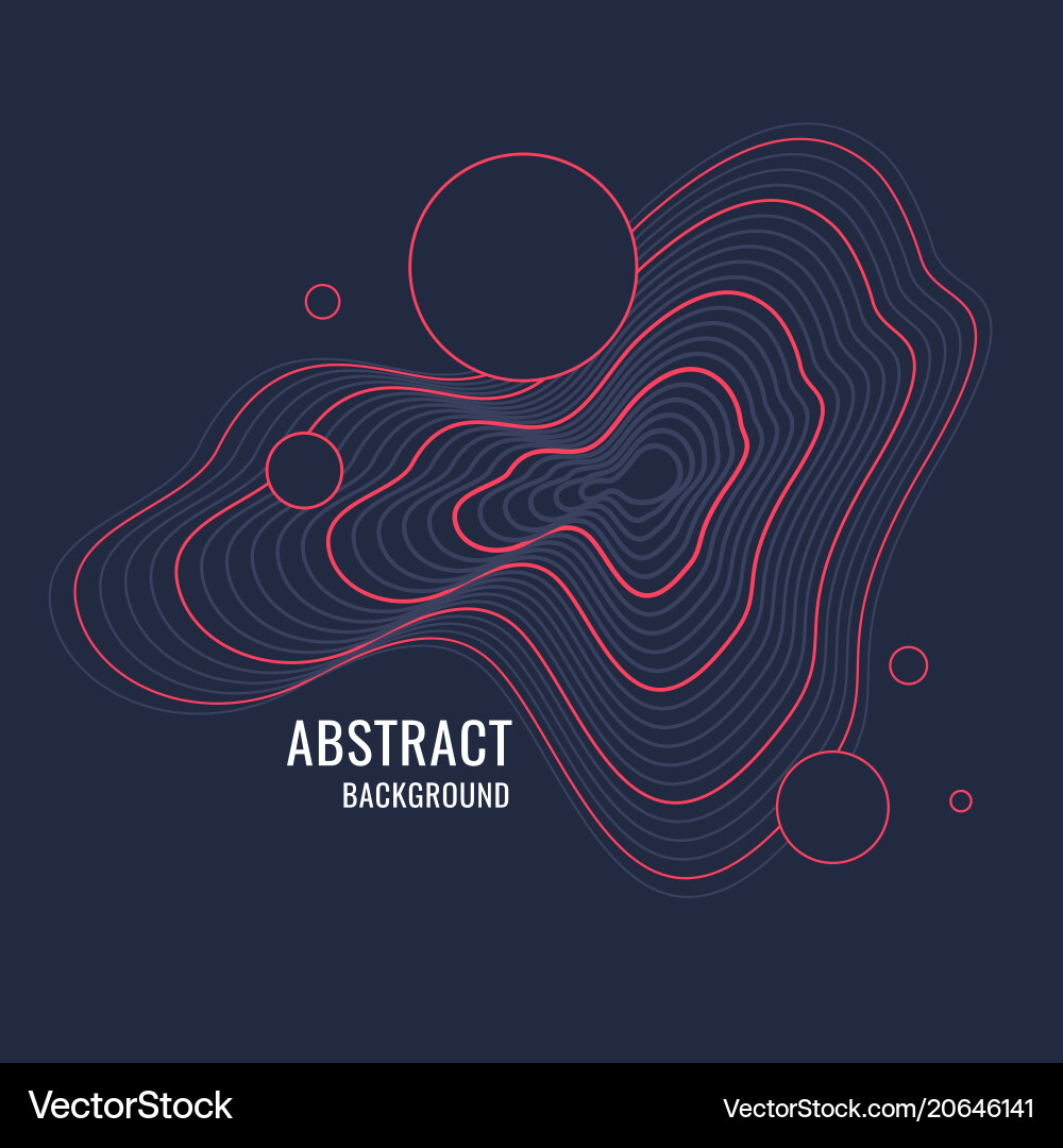 Dynamic Wave Abstract Background vector image