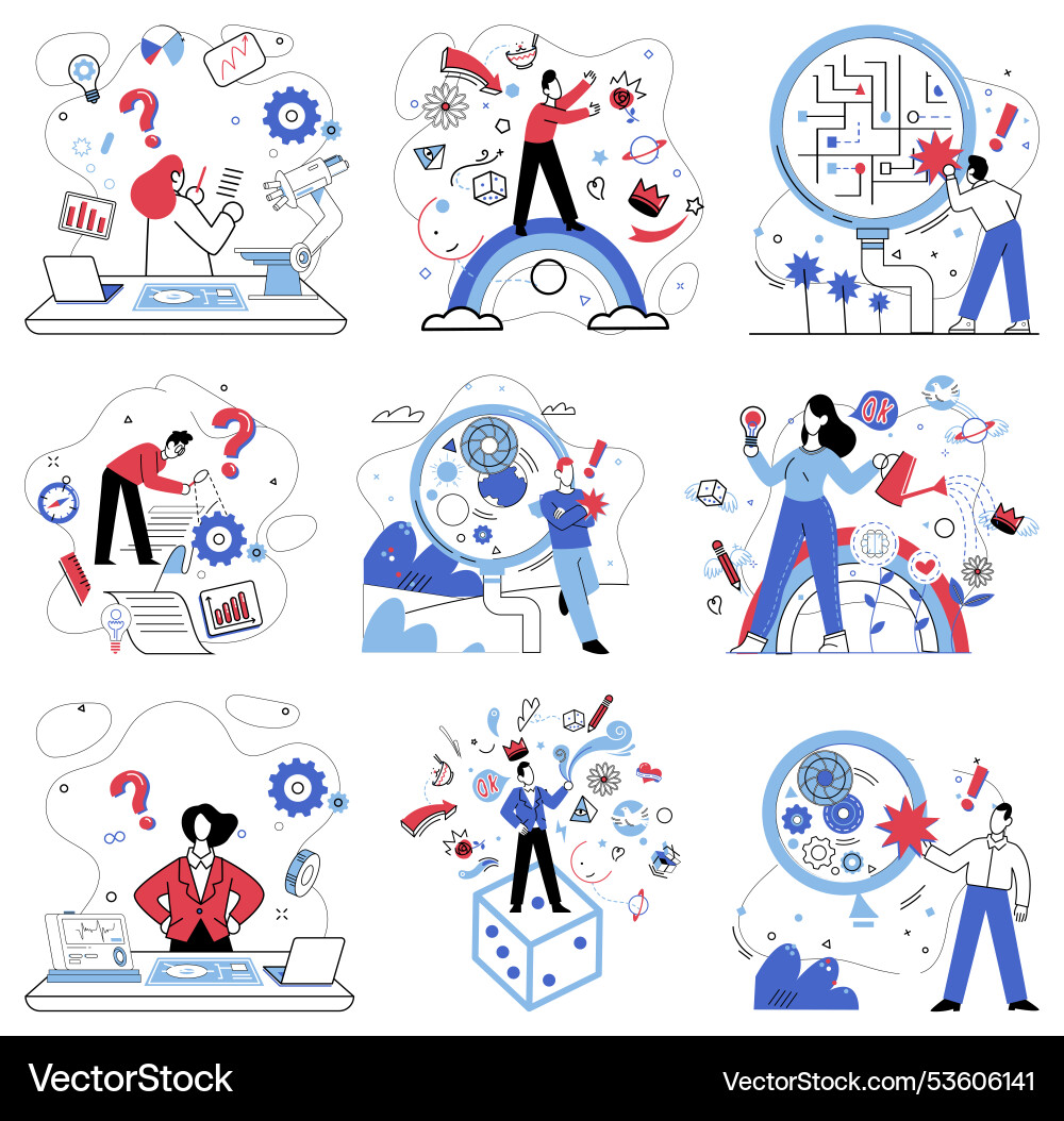 Mental processing is engine Mental processing is engine vector image