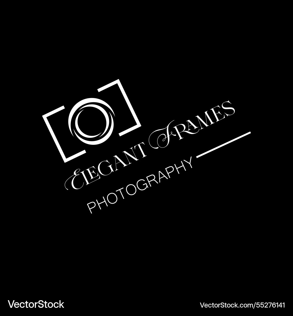 Retro camera typography Vector Image