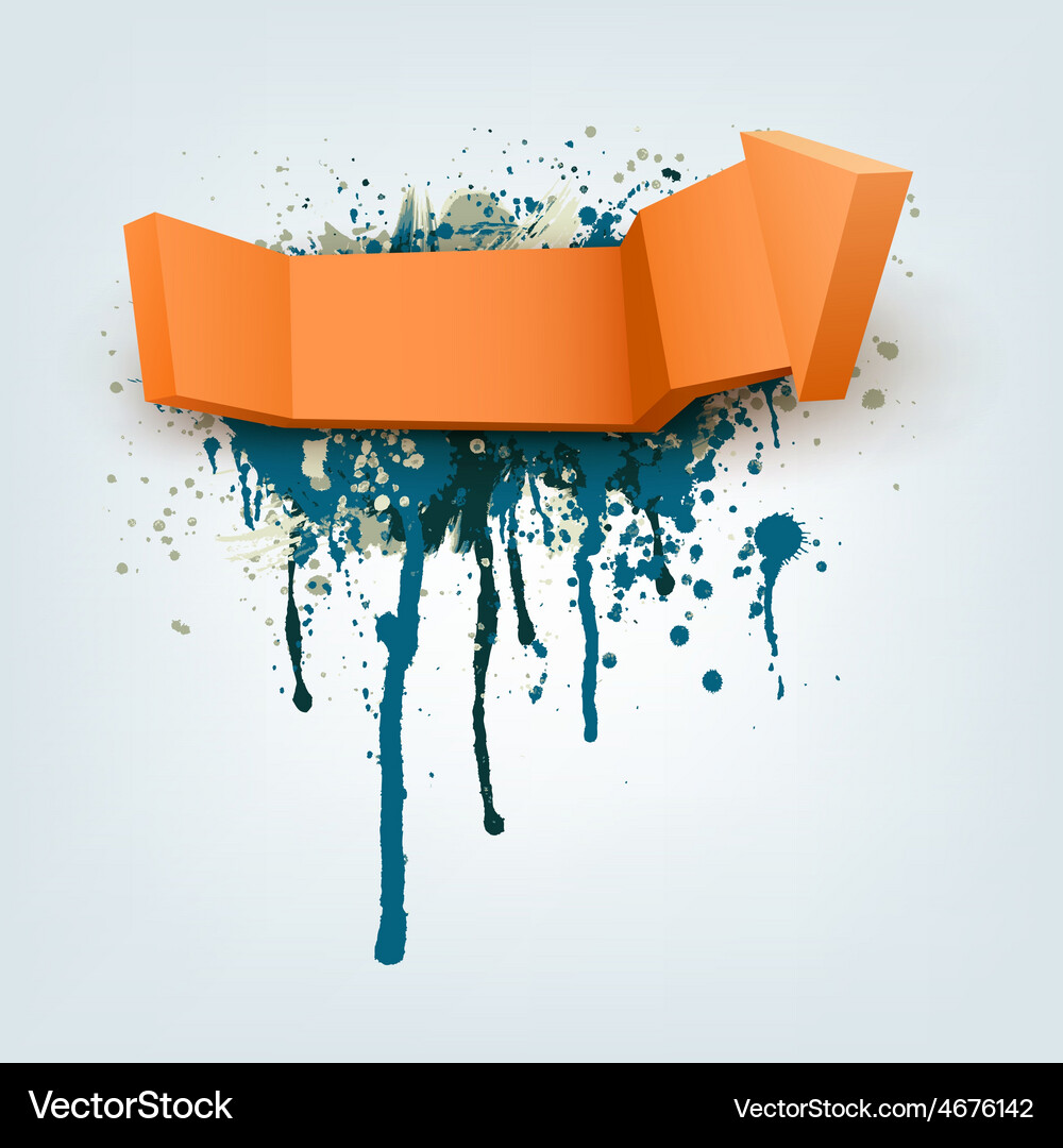 Abstract arrow with place for text Vector Image