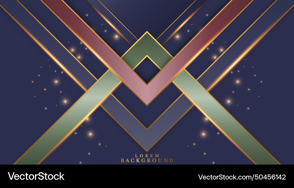 Abstract colorful gradient geometric background vector image