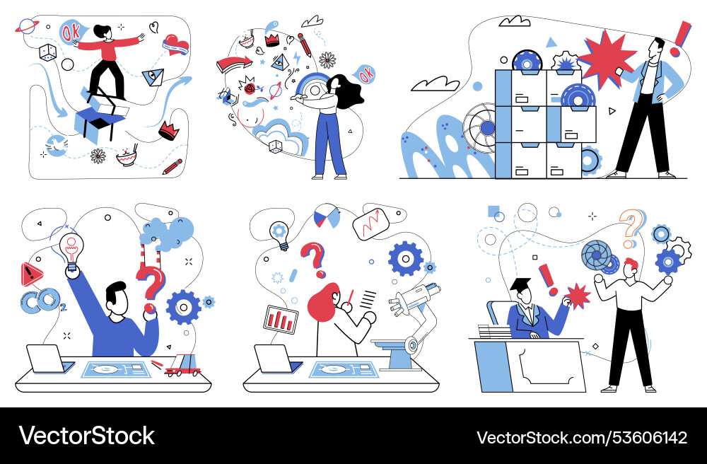 Mental processing brainstorming is playground Mental processing brainstorming is playground vector image