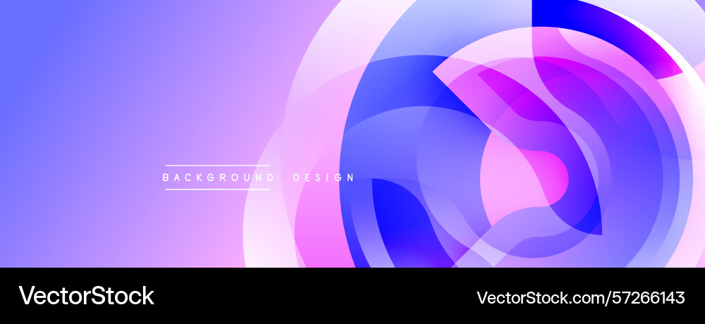 Abstract dynamic layers create vibrant gradient Vector Image