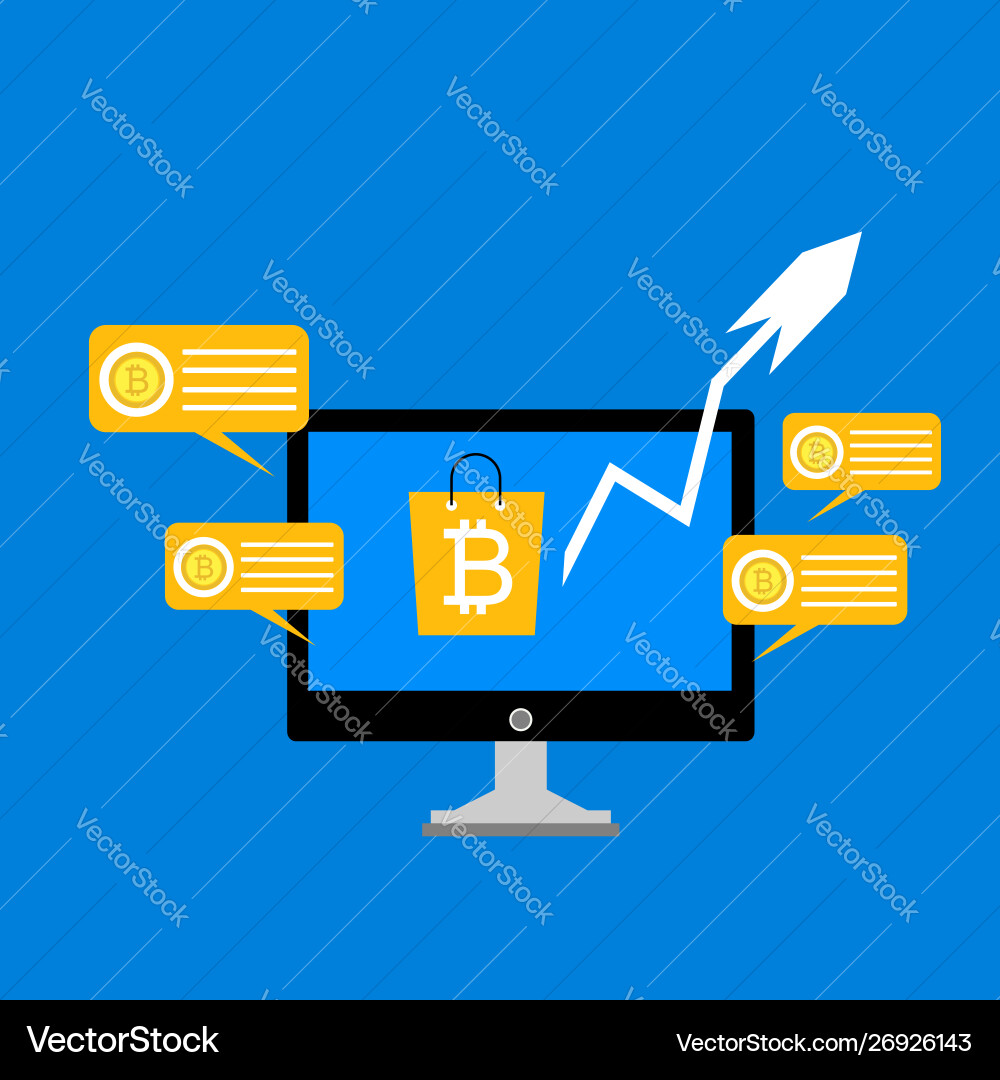 Blockchain scheme mining crypto currency server Blockchain scheme mining crypto currency server Vector Image