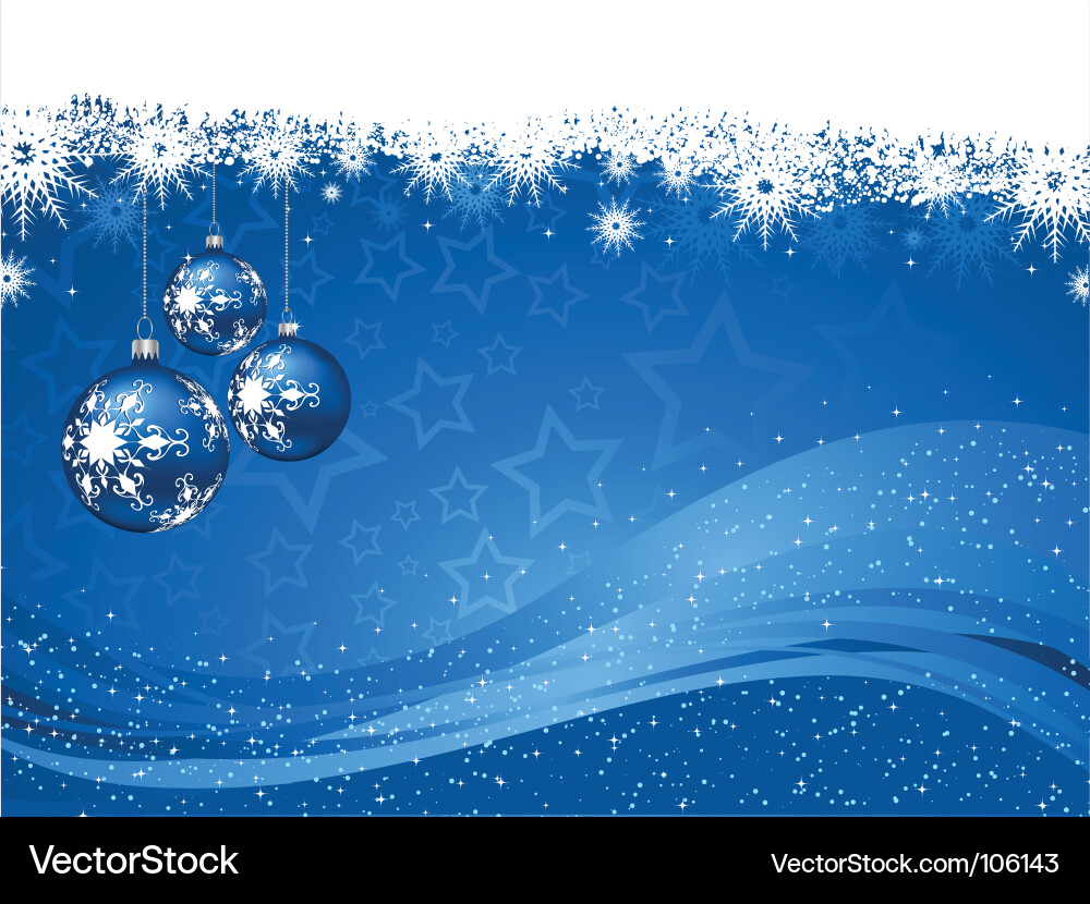 Sparkling Christmas Background Vector Image