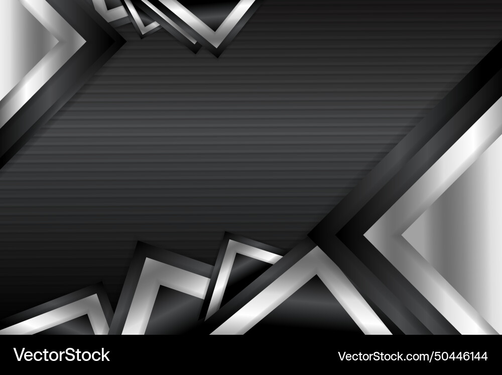 Abstract background triangle shape with black Vector Image