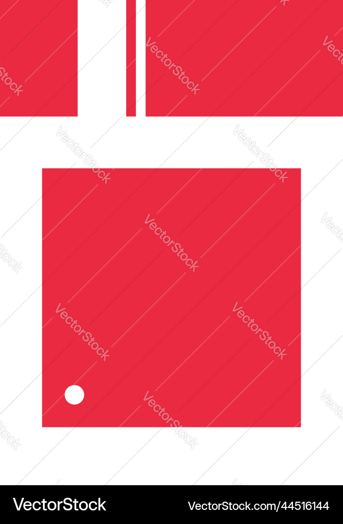 Abstract pattern from rectangular and square Vector Image