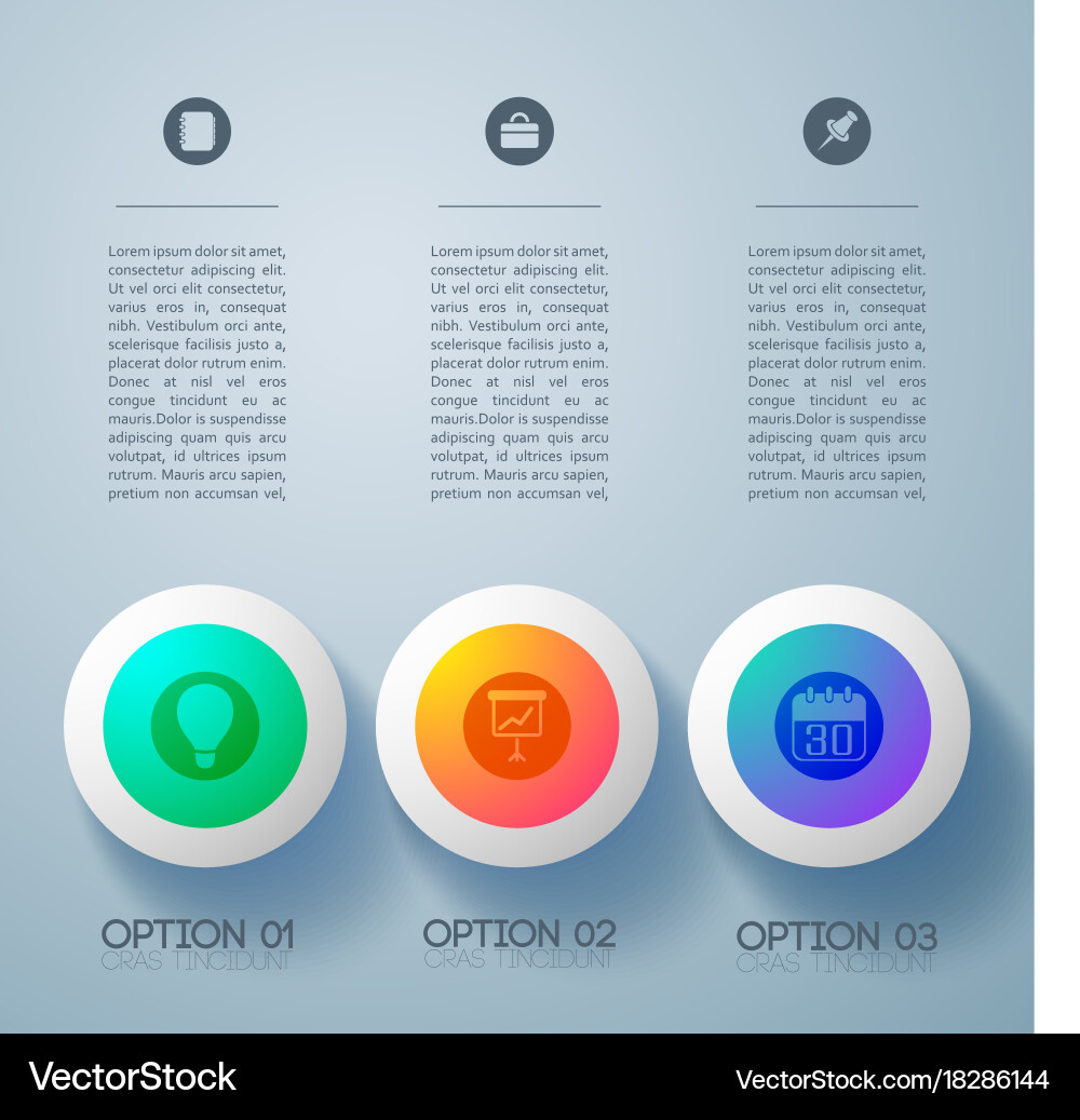 Gradient business buttons background vector image
