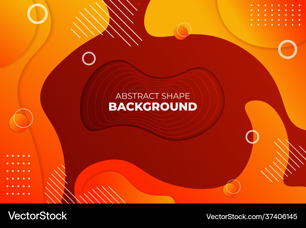 Abstract shape fluid background gradient maroon Vector Image