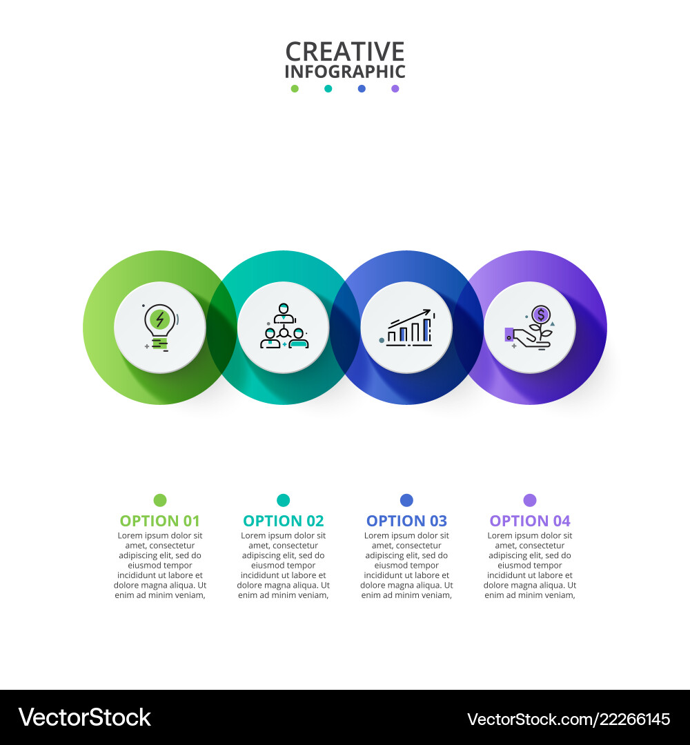 Business data visualization abstract elements Business data visualization abstract elements vector image