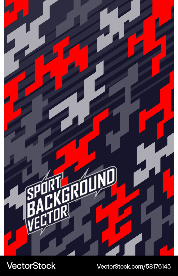 Dynamic Sport Pattern Vector Image