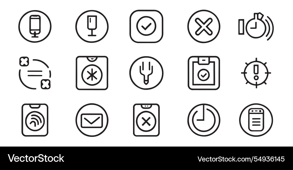 Switch off tech detoxification related editable Switch off tech detoxification related editable vector image