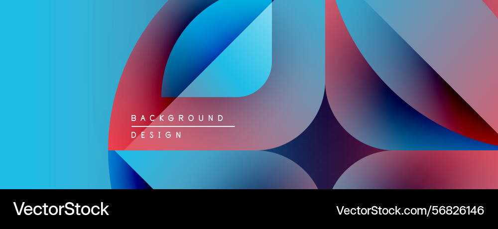 Abstract background features overlapping colorful Abstract background features overlapping colorful vector image