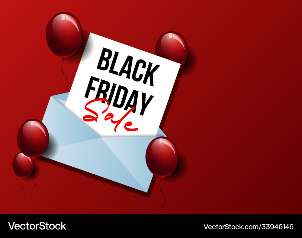 Black friday sale banner layout graphic background Black friday sale banner layout graphic background vector image