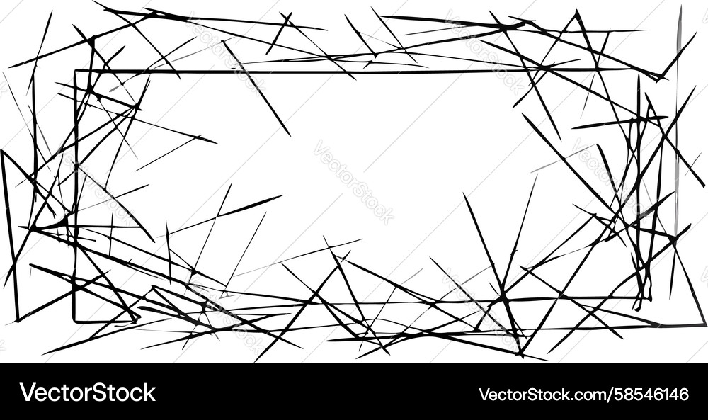 Complex Line Border Pattern Vector Image