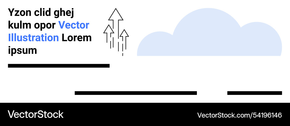 Minimalist design with arrow graph sky elements Minimalist design with arrow graph sky elements vector image