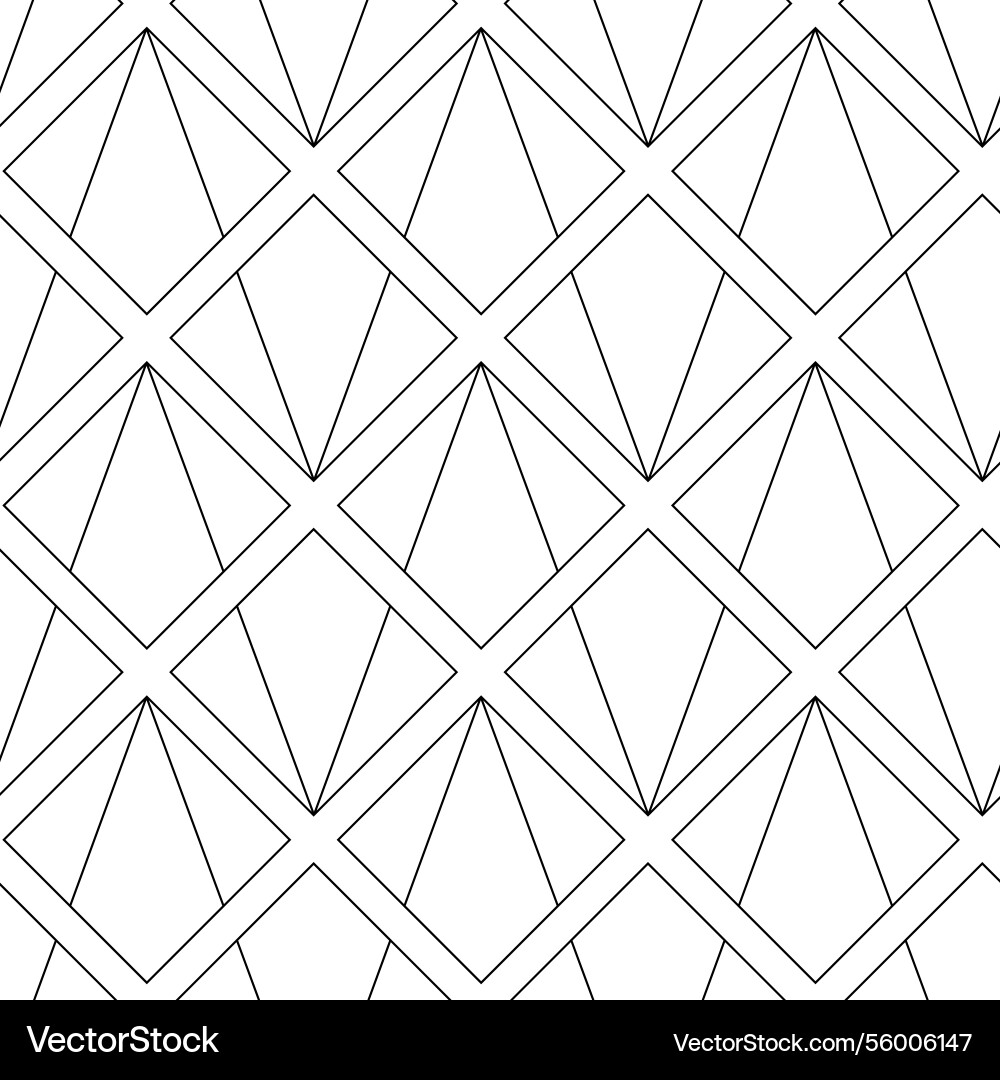 Abstract geometric pattern with squares crosses Vector Image