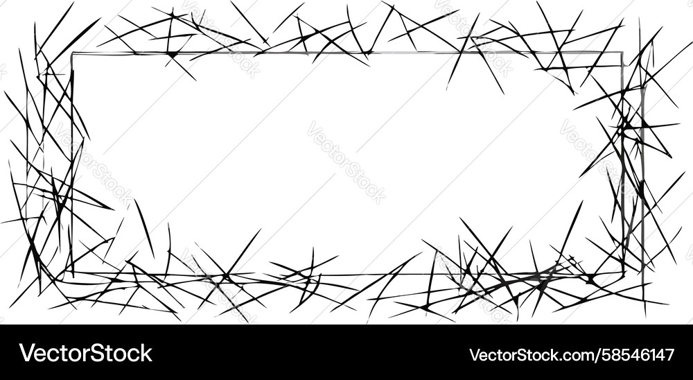 Dense Linear Frame Pattern Vector Image