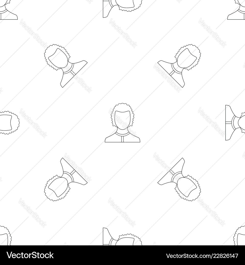 Man avatar pattern seamless Man avatar pattern seamless vector image