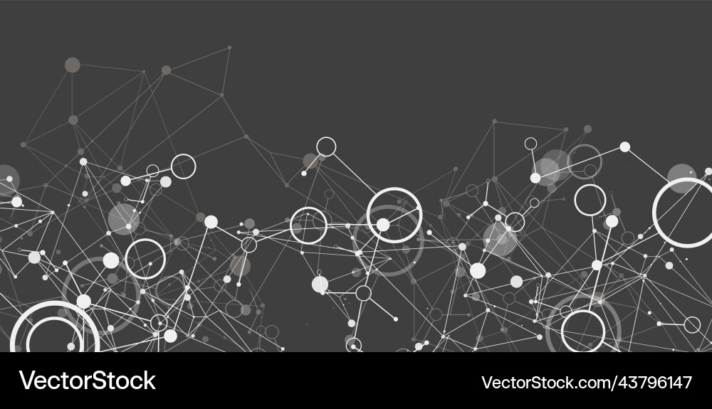 Template for science and technology presentation Template for science and technology presentation Vector Image