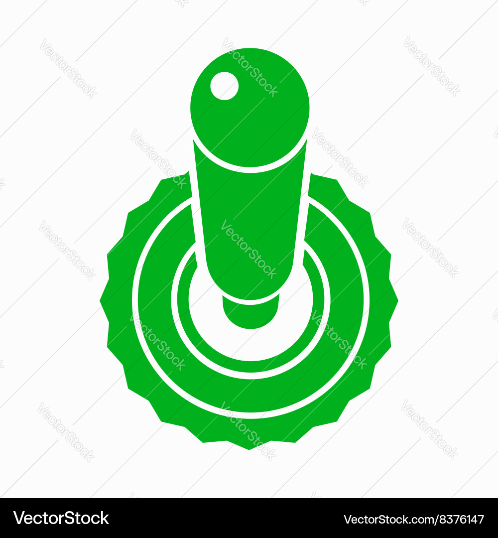 Toggle switch button icon simple style vector image