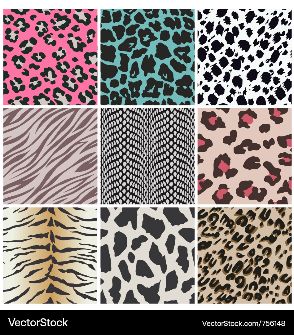 Animal Print Seamless Pattern Vector Image