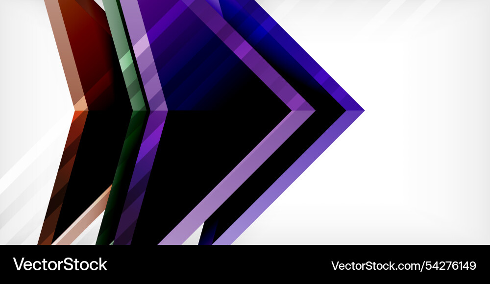 Arrows with 3d effect abstract background Arrows with 3d effect abstract background vector image