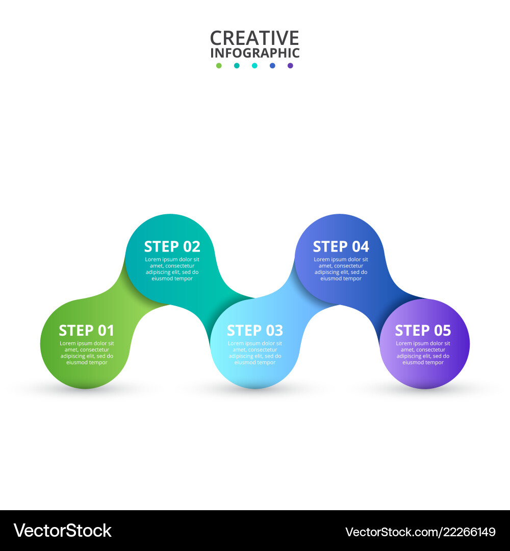 Business data visualization abstract elements Business data visualization abstract elements vector image